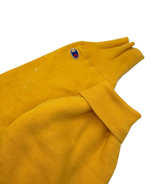 Champion（チャンピオン）Champion (チャンピオン) 目無しリバースウィーブスウェット イエロー サイズ:Sの古着・服飾アイテム