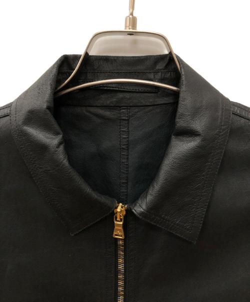NEIL BARRETT（ニールバレット）NEIL BARRETT (ニールバレット) レザージップジャケット ブラック サイズ:Sの古着・服飾アイテム