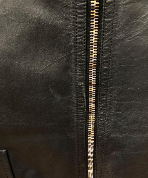 NEIL BARRETT（ニールバレット）NEIL BARRETT (ニールバレット) レザージップジャケット ブラック サイズ:Sの古着・服飾アイテム