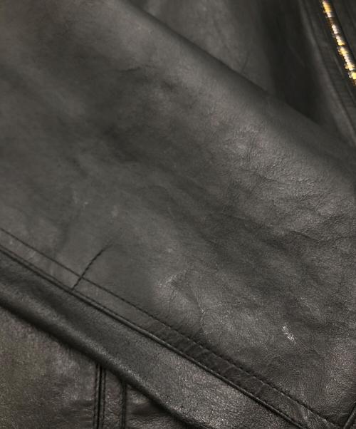 NEIL BARRETT（ニールバレット）NEIL BARRETT (ニールバレット) レザージップジャケット ブラック サイズ:Sの古着・服飾アイテム