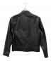 NEIL BARRETT (ニールバレット) レザージップジャケット ブラック サイズ:S：18000円