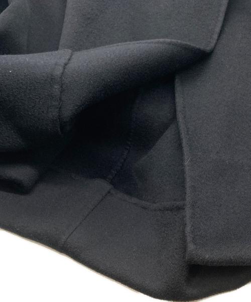 LUXORIAMODA（ルクスリアモダ）LUXORIAMODA (ルクスリアモダ) ファー切替カシミヤコート ブラック サイズ:42の古着・服飾アイテム