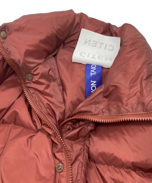 CITEN（シテン）CITEN (シテン) TAION (タイオン) シンプルダウン レッド サイズ:Mの古着・服飾アイテム