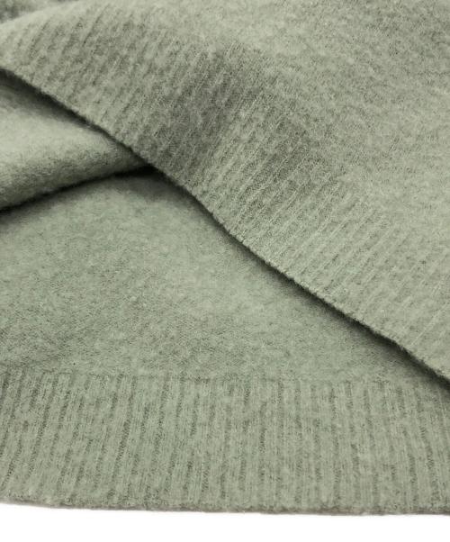 ATON（エイトン）ATON (エイトン) FUR CASHMERE CREWNECK PULLOVER グリーン サイズ:2の古着・服飾アイテム