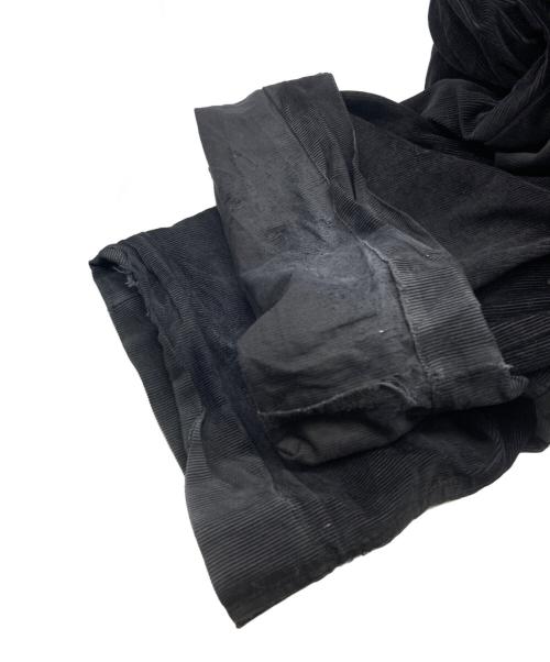 HYACYN（ハイアシン）HYACYN (ハイアシン) PANTS SEVAR ROF CORDUROY ブラック サイズ:Ｍの古着・服飾アイテム