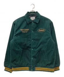 CarHartt（カーハート）の古着「RUGGED LETTERMAN JACKET」｜グリーン