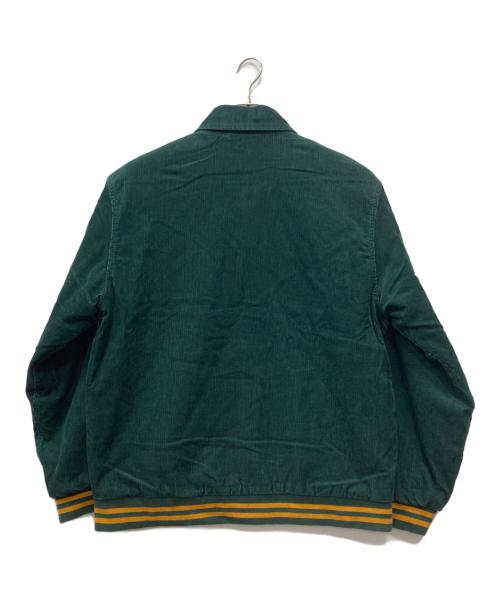 CarHartt（カーハート）CarHartt (カーハート) RUGGED LETTERMAN JACKET グリーン サイズ:Lの古着・服飾アイテム