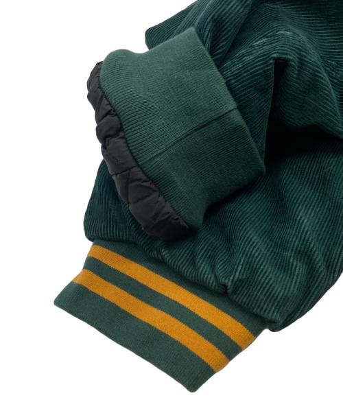 CarHartt（カーハート）CarHartt (カーハート) RUGGED LETTERMAN JACKET グリーン サイズ:Lの古着・服飾アイテム