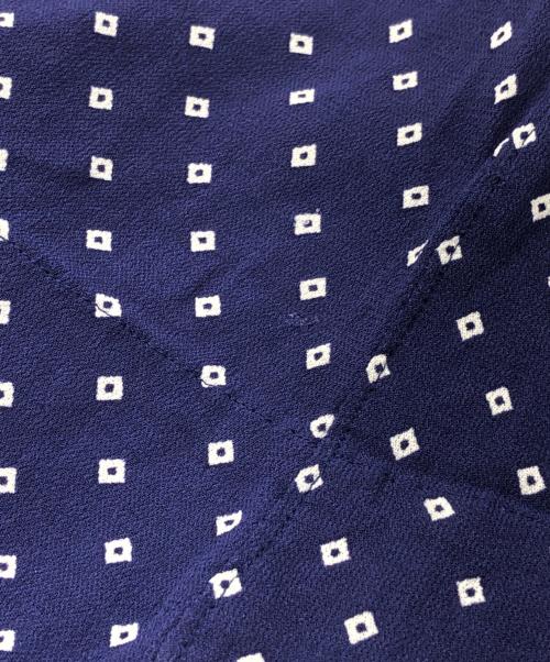 COMME des GARCONS COMME des GARCONS（コムデギャルソン コムデギャルソン）COMME des GARCONS COMME des GARCONS (コムデギャルソン コムデギャルソン) 総柄レーヨンS/Sシャツ ネイビー サイズ:Mの古着・服飾アイテム