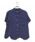 COMME des GARCONS COMME des GARCONS（コムデギャルソン コムデギャルソン）の古着「総柄レーヨンS/Sシャツ」｜ネイビー