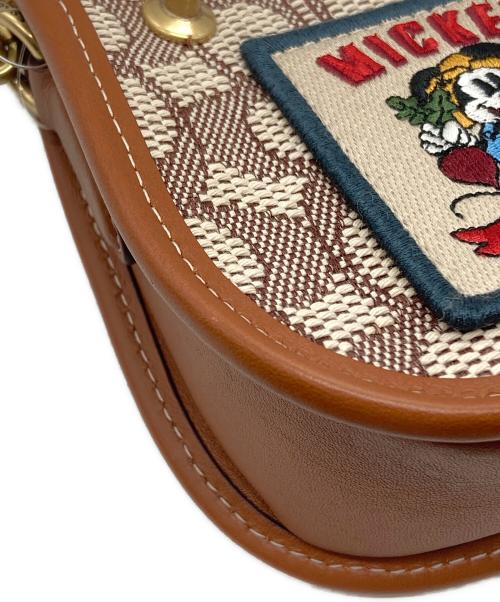 COACH（コーチ）COACH (コーチ) スウィンガー20・シグネチャーテキスタイルジャカード・パッチ ブラウン サイズ:下記参照の古着・服飾アイテム