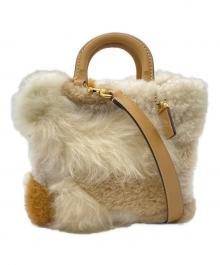 COACH（コーチ）の古着「ローグ 20・パッチワーク」｜ベージュ