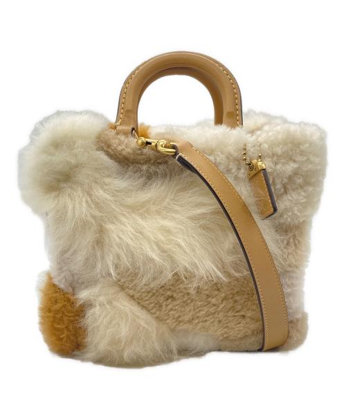 COACH（コーチ）COACH (コーチ) ローグ 20・パッチワーク ベージュ サイズ:下記参照の古着・服飾アイテム