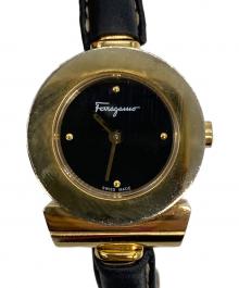 Salvatore Ferragamo（サルヴァトーレ フェラガモ）の古着「腕時計」｜ブラック