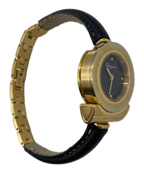 Salvatore Ferragamo（サルヴァトーレ フェラガモ）Salvatore Ferragamo (サルヴァトーレ フェラガモ) 腕時計 ブラックの古着・服飾アイテム