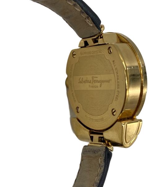 Salvatore Ferragamo（サルヴァトーレ フェラガモ）Salvatore Ferragamo (サルヴァトーレ フェラガモ) 腕時計 ブラックの古着・服飾アイテム