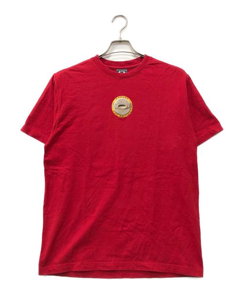 OAKLEY（オークリー）OAKLEY (オークリー) プリントTシャツ レッド サイズ:Mの古着・服飾アイテム