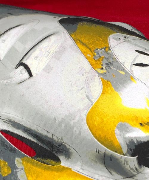 OAKLEY（オークリー）OAKLEY (オークリー) プリントTシャツ レッド サイズ:Mの古着・服飾アイテム