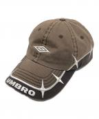 UMBRO×SLAM JAMアンブロ×サイアム ジャム）の古着「SPIKES CAP」｜ブラウン