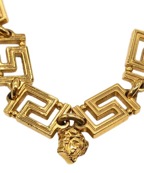 VERSACE（ヴェルサーチェ）VERSACE (ヴェルサーチェ) グレカメデューサネックレス ゴールドカラー サイズ:下記参照の古着・服飾アイテム
