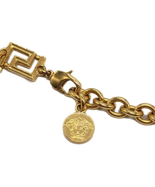 VERSACE（ヴェルサーチェ）VERSACE (ヴェルサーチェ) グレカメデューサネックレス ゴールドカラー サイズ:下記参照の古着・服飾アイテム