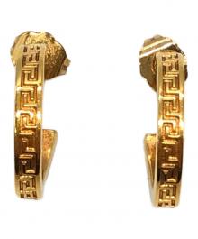 VERSACE（ヴェルサーチェ）の古着「グレカフープピアス」｜ゴールフォ