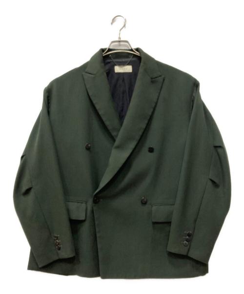 jieda（ジエダ）Jieda (ジエダ) ダブルテーラードジャケット グリーン サイズ:1の古着・服飾アイテム