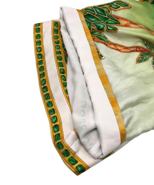 CASABLANCA（カサブランカ）CASABLANCA (カサブランカ) Joyaux D'Afrique シルクショーツ グリーン サイズ:Mの古着・服飾アイテム