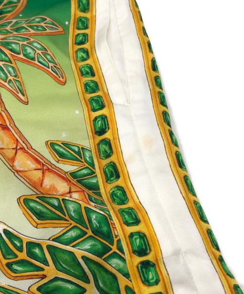 CASABLANCA（カサブランカ）CASABLANCA (カサブランカ) Joyaux D'Afrique シルクショーツ グリーン サイズ:Mの古着・服飾アイテム