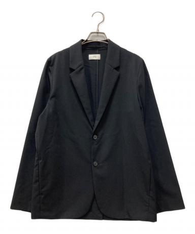 ATON エイトン カジュアルジャケット XXL 黒 【古着】【中古】【送料無料】 中古・古着通販】ATON (エイトン) WOOL TROPICAL TAILORED JACKET
