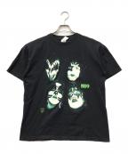 CRONIESクロウニーズ）の古着「蓄光プリントTシャツ」｜ブラック