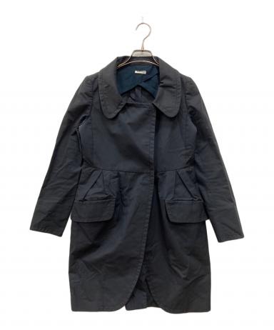 中古・古着通販】MIU MIU (ミュウミュウ) ダブルコート ネイビー