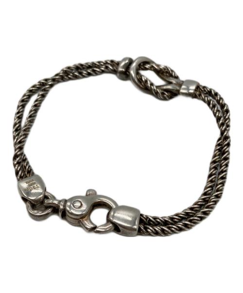 TIFFANY & Co.（ティファニー）Tiffany & Co. (ティファニー) ダブルロープセンターノットブレスレット シルバーの古着・服飾アイテム