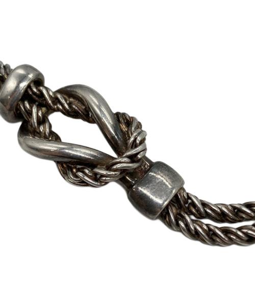 TIFFANY & Co.（ティファニー）Tiffany & Co. (ティファニー) ダブルロープセンターノットブレスレット シルバーの古着・服飾アイテム