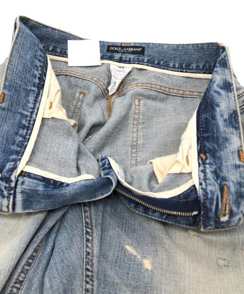 DOLCE & GABBANA（ドルチェ＆ガッバーナ）DOLCE & GABBANA (ドルチェ＆ガッバーナ) デニムパンツ インディゴ サイズ:44の古着・服飾アイテム