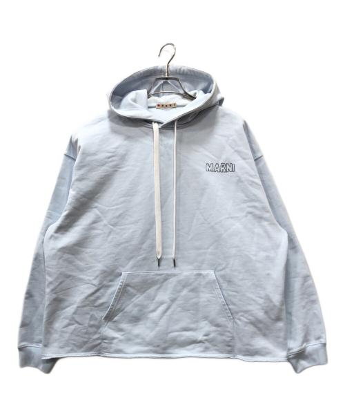 MARNI（マルニ）MARNI (マルニ) ドローストリングパーカー スカイブルー サイズ:36の古着・服飾アイテム