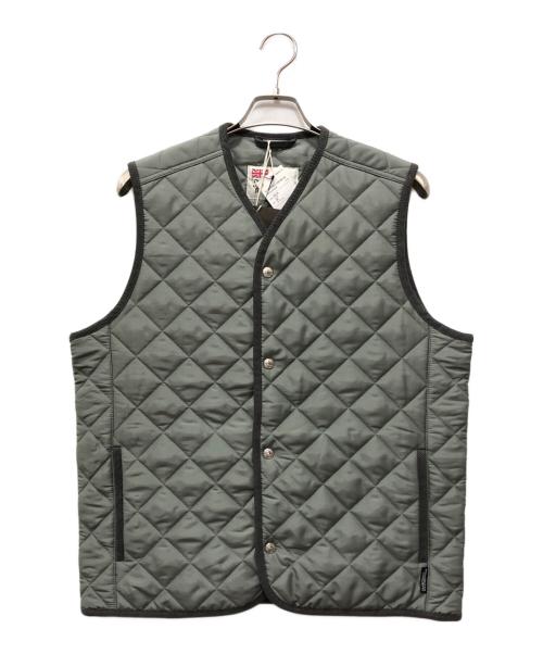 Traditional Weatherwear（トラディショナルウェザーウェア）Traditional Weatherwear (トラディショナルウェザーウェア) BEAMS (ビームス) Quilted Vest グレー サイズ:38 未使用品の古着・服飾アイテム