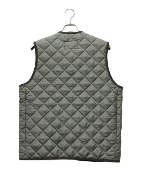 Traditional Weatherwear（トラディショナルウェザーウェア）Traditional Weatherwear (トラディショナルウェザーウェア) BEAMS (ビームス) Quilted Vest グレー サイズ:38 未使用品の古着・服飾アイテム