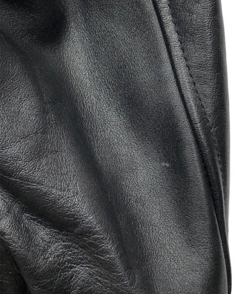 RUN THE FLOOR（ランザフロア）RUN THE FLOOR (ランザフロア) B.LEAGUE (ビーリーグ) B-1 Leather Jacket ブラック サイズ:02の古着・服飾アイテム