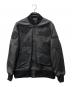 RUN THE FLOOR（ランザフロア）の古着「B-1 Leather Jacket」｜ブラック