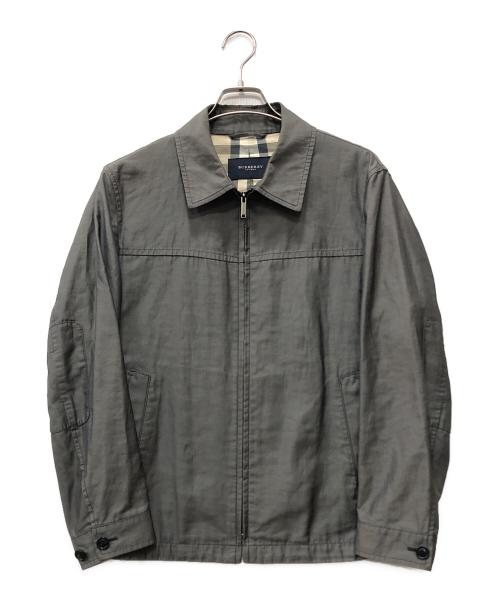 BURBERRY（バーバリー）BURBERRY (バーバリー) 裏ノバチェックスイングトップ グレー サイズ:Mの古着・服飾アイテム