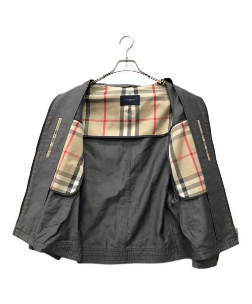 BURBERRY（バーバリー）BURBERRY (バーバリー) 裏ノバチェックスイングトップ グレー サイズ:Mの古着・服飾アイテム