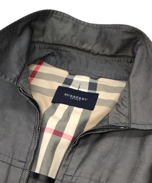 BURBERRY（バーバリー）BURBERRY (バーバリー) 裏ノバチェックスイングトップ グレー サイズ:Mの古着・服飾アイテム