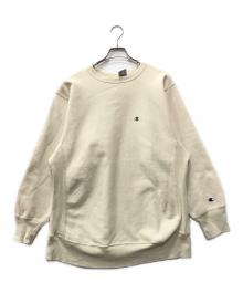 Champion（チャンピオン）の古着「90sリバースウィーブスウェット」｜アイボリー