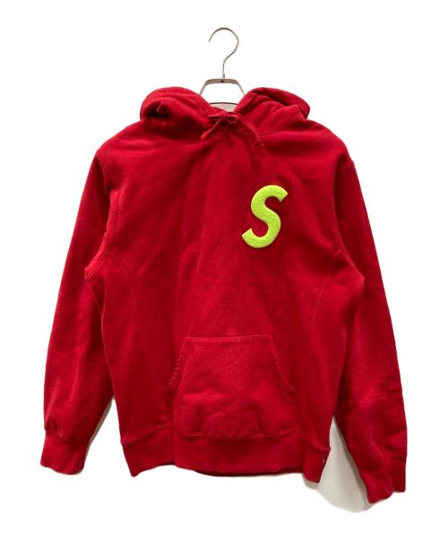 SUPREME（シュプリーム）Supreme (シュプリーム) S Logo Hooded Sweatshirt レッド サイズ:Ｍの古着・服飾アイテム