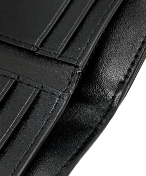 MARC JACOBS（マークジェイコブズ）MARC JACOBS (マークジェイコブズ) ザ レザー カバード Jマーク 三つ折り ウォレット ブラック サイズ:下記参照の古着・服飾アイテム