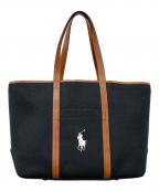 POLO RALPH LAURENポロ・ラルフローレン）の古着「トートバッグ」｜ブラック