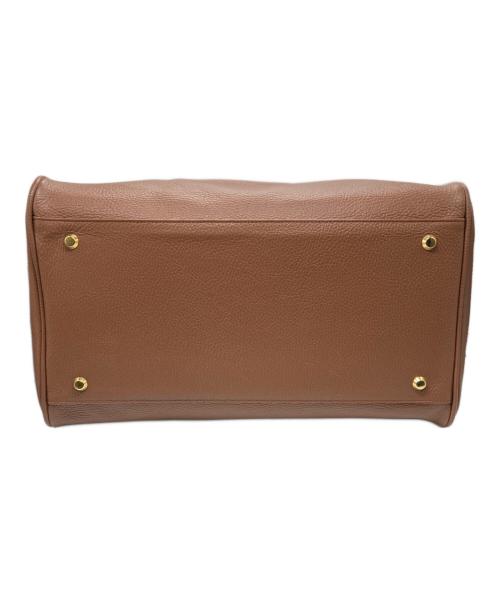 YOUNG & OLSEN The DRYGOODS STORE（ヤングアンドオルセン ザ ドライグッズストア）YOUNG & OLSEN The DRYGOODS STORE (ヤングアンドオルセン ザ ドライグッズストア) EMBOSSED LEATHER BELTED TOTE M ブラウン サイズ:下記参照の古着・服飾アイテム