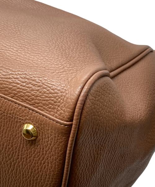 YOUNG & OLSEN The DRYGOODS STORE（ヤングアンドオルセン ザ ドライグッズストア）YOUNG & OLSEN The DRYGOODS STORE (ヤングアンドオルセン ザ ドライグッズストア) EMBOSSED LEATHER BELTED TOTE M ブラウン サイズ:下記参照の古着・服飾アイテム