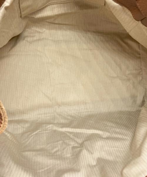 YOUNG & OLSEN The DRYGOODS STORE（ヤングアンドオルセン ザ ドライグッズストア）YOUNG & OLSEN The DRYGOODS STORE (ヤングアンドオルセン ザ ドライグッズストア) EMBOSSED LEATHER BELTED TOTE M ブラウン サイズ:下記参照の古着・服飾アイテム